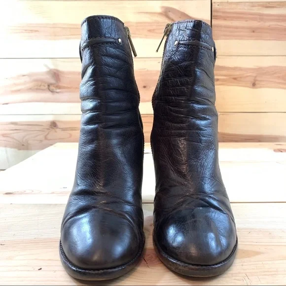 Chloe dark brown leather heeled ankle boots 39 - Picture 3 of 16